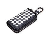 Weaving Series Leather Car Key Chain Bag