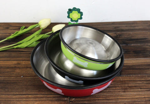 Bone Series Stainless Steel Pet Bowl