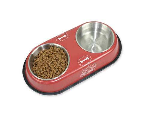 Twins Series Stainless Steel Pet Bowl