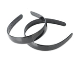 2 Pcs Plastic Scroll Hair Hoop Headband Ornament with Teeth