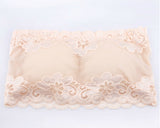 2 Pcs Lace Stretchy Tube Bra- Set B