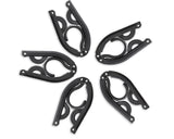 5 Pcs Plastic Folding Clothes Hanger - Black