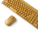 2.4GHz Bamboo Wireless Keyboard and Mouse Combo