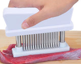 Professional 48 Blades Stainless Steel Meat Tenderizer - Black