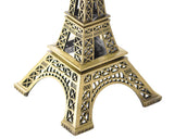 Romantic Metallic Eiffel Tower Model Statue Decoration - 15cm