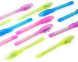 12 Pcs Wholesale UV Light Secret Message Invisible Spy Ink Marker Pen