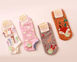 5 Pairs Creative Cute Cartoon Animal Ankle Socks