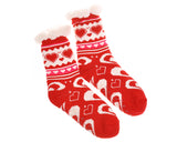 Women Fluffy Fleece Lined Socks Christmas Socks