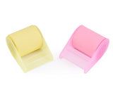 4 Pcs Sticky Notes Desktop Roll Memo Pad with Dispenser