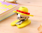 Wooden Desktop Mini Stapler Office Book Sewer - Frog