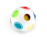 Rainbow Magic Ball Puzzle Speed Cube - White