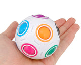 Rainbow Magic Ball Puzzle Speed Cube - White