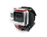 GoPro Wrist Strap Band Mount w/Snap Latch for Hero 3+/4 Camera - Red