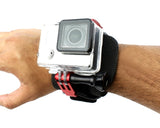 GoPro Wrist Strap Band Mount w/Snap Latch for Hero 3+/4 Camera - Red