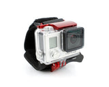 GoPro Wrist Strap Band Mount w/Snap Latch for Hero 3+/4 Camera - Red