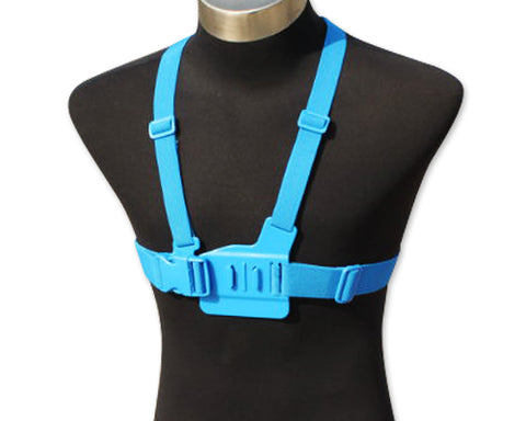 GoPro Adjustable Chest Mount Harness for All Hero Cameras - Blue