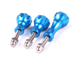 GoPro Aluminum Knob Stainless Bolt Nut Screw for Hero Cameras - Blue