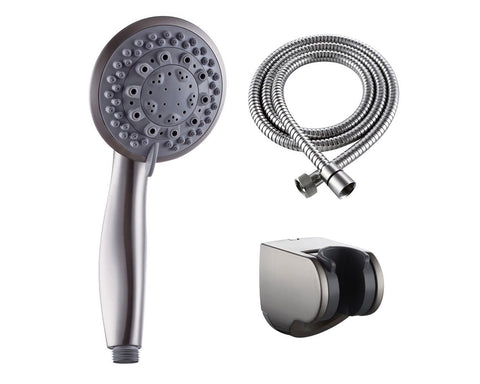 7 Functions Handheld Shower Head with 1.5m Hose and Holder