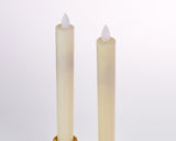 Set of 2 LED Flameless Taper Candle Night Light with Holder