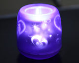 Voice Control LED Candle Night Light - Purple