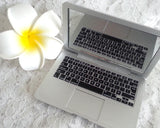 MacBook Air Design Portable Pocket Make Up Mirror - Silver