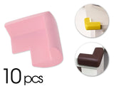 10 Pcs Child Furniture Safety Corner Guards- Pink