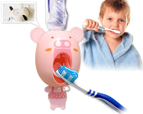 Creative Cute Cartoon Toothpaste Dispenser - Pig