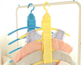 Multi Non-slip Detachable Tiers Space Saver Hanger Rack - Yellow