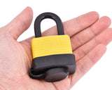 4 Pcs Keyed Waterproof Heavy Duty Padlocks Target 40mm - Yellow