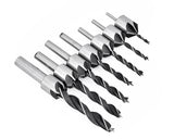 7pcs HSS 5 Flute Countersink Drill Bit Set 3mm-10mm