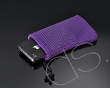 Net Series iPhone 4 and 4S Soft Pouch Case - Purple