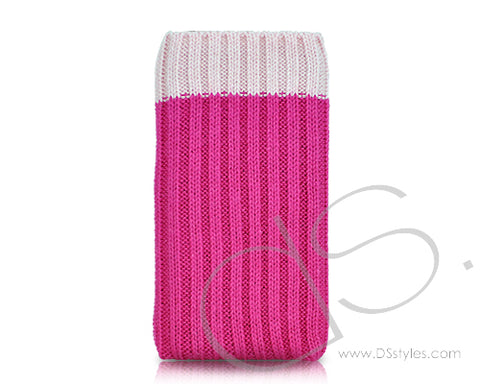 Socker Series iPhone 4 and 4S Soft Pouch Case - Pink