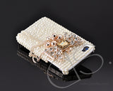 Mystic Series iPhone 4 and 4S 3D Crystal Case - Ribbon Chain