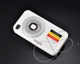 Camera Series iPhone 4 Silicone Case - White