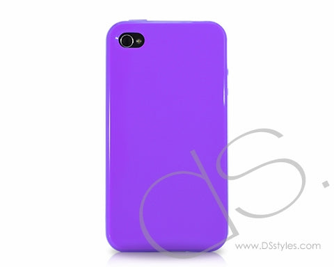 Gelee Series iPhone 4 Silicone Case - Purple