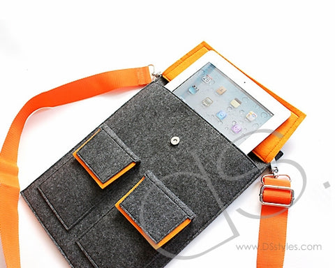 iPad Air/iPad 4/iPad 3 Shoulder Bag - Gray