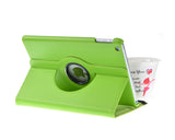 Rotating Series iPad Mini 4 Flip Leather Case - Green