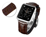 Krokodil Replacement Leather Watch Band for Apple Watch