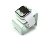 Elegant Metal Charging Stand Dock for 38mm / 42mm Apple Watch - Silver