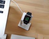 Slim Aluminum 38mm/ 42mm Apple Watch Charging Dock Stand - Gray+Black