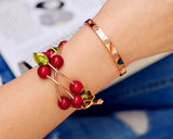 Adorable Cherry Bracelet