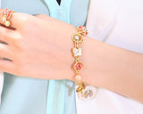 Adorned Butterfly Bling Swarovski Crystal Bracelet