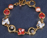 Adorned Butterfly Bling Swarovski Crystal Bracelet