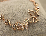 Lovely Butterfly Crystal Bracelet