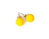 Fluorescence Round Ball Stud Earrings