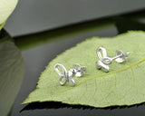 925 Sterling Silver Butterfly Stud Earrings