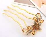 Fancy Flower Bling Swarovski Crystal Hair Stick