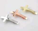 Silver Cross Hair Clip