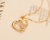 Heart Crystal Necklace