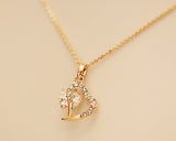 Heart Crystal Necklace